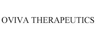 OVIVA THERAPEUTICS trademark