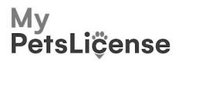 MYPETSLICENSE trademark