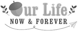 OUR LIFE NOW & FOREVER trademark