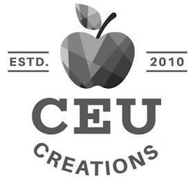 ESTD. 2010 CEU CREATIONS trademark