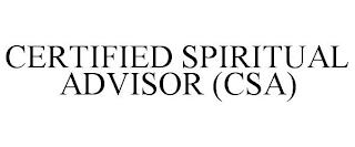 CERTIFIED SPIRITUAL ADVISOR (CSA) trademark