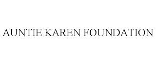 AUNTIE KAREN FOUNDATION trademark