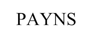 PAYNS trademark