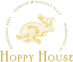 HOPPY HOUSE ESTABLISHED 2021 TAPROOM & HANGOUT PLACE MORRISVILLE, NC trademark