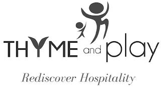 THYME AND PLAY REDISCOVER HOSPITALITY trademark