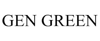 GEN GREEN trademark