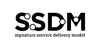 SSDM SIGNATURE SERVICE DELIVERY MODEL trademark