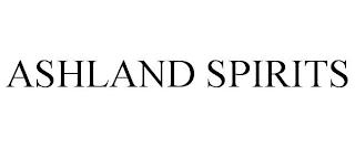 ASHLAND SPIRITS trademark