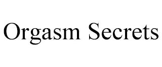 ORGASM SECRETS trademark