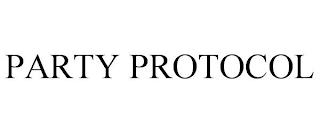 PARTY PROTOCOL trademark