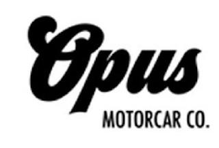 OPUS MOTORCAR CO. trademark