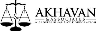 A&A AKHAVAN & ASSOCIATES A PROFESSIONAL LAW CORPORATION trademark