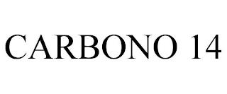 CARBONO 14 trademark