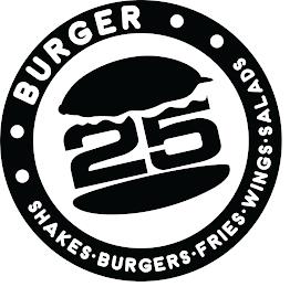 BURGER SHAKES · BURGERS · FRIES · WINGS · SALADS 25 trademark