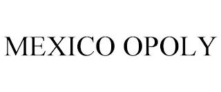 MEXICO OPOLY trademark