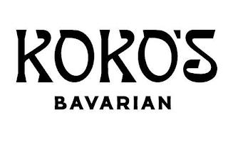 KOKO'S BAVARIAN trademark