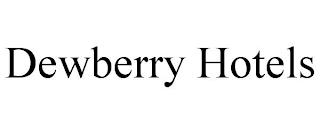 DEWBERRY HOTELS trademark