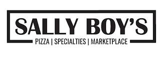 SALLY BOY'S PIZZA SPECIALTIES MARKETPLACE trademark