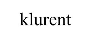 KLURENT trademark