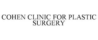 COHEN CLINIC FOR PLASTIC SURGERY trademark