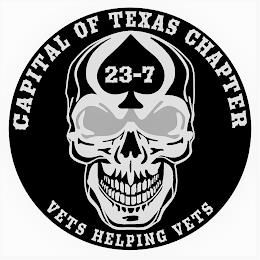 CAPITAL OF TEXAS CHAPTER 23-7 VETS HELPING VETS trademark