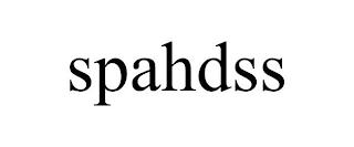 SPAHDSS trademark