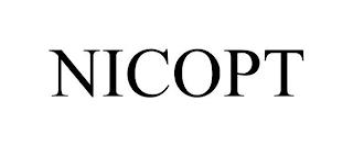 NICOPT trademark