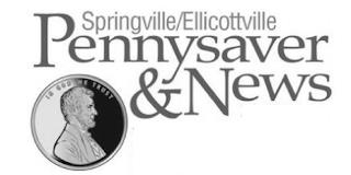 SPRINGVILLE/ELLICOTTVILLE PENNYSAVER & NEWS trademark