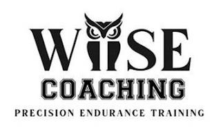 WIISE COACHING PRECISION ENDURANCE TRAINING trademark