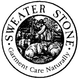 SWEATER STONE · GARMENT CARE NATURALLY · trademark