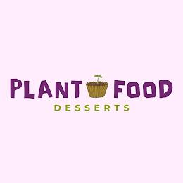 PLANT FOOD DESSERTS trademark