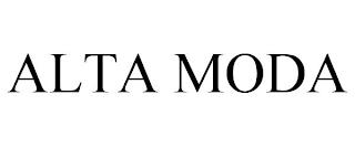 ALTA MODA trademark