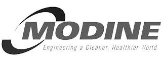 MODINE ENGINEERING A CLEANER, HEALTHIER WORLD trademark