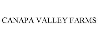 CANAPA VALLEY FARMS trademark