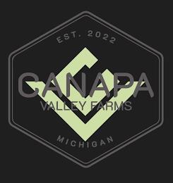 EST. 2022, CV CANAPA VALLEY FARMS MICHIGAN trademark