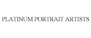 PLATINUM PORTRAIT ARTISTS trademark