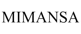 MIMANSA trademark