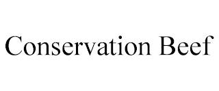 CONSERVATION BEEF trademark