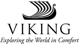 VIKING EXPLORING THE WORLD IN COMFORT trademark