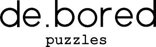 DE.BORED PUZZLES trademark