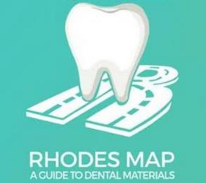 R RHODES MAP A GUIDE TO DENTAL MATERIALS trademark