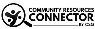 COMMUNITY RESOURCES CONNECTOR BY CSG trademark