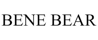 BENE BEAR trademark