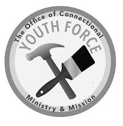 YOUTH FORCE X THE OFFICE OF CONNECTIONAL MINISTRY & MISSION trademark