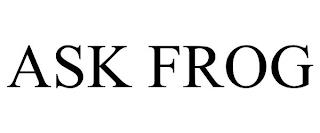 ASK FROG trademark