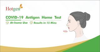 HOTGEN COVID-19 ANTIGEN HOME TEST AT-HOME USE RESULTS IN 15 MINS trademark