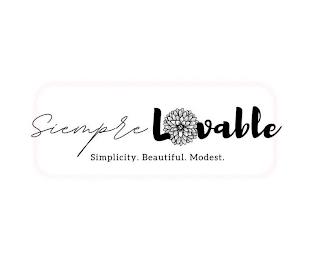 SIEMPRE LOVABLE LLC trademark