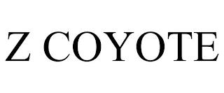 Z COYOTE trademark