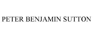 PETER BENJAMIN SUTTON trademark