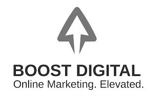 BOOST DIGITAL ONLINE MARKETING. ELEVATED. trademark